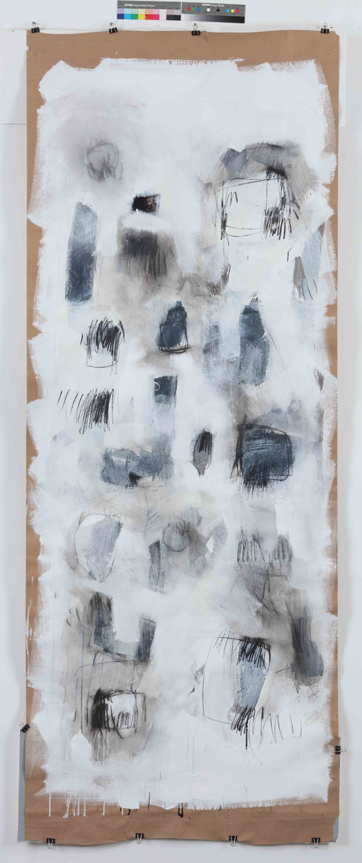 6. 240x100cm, mix tehnika na papiru