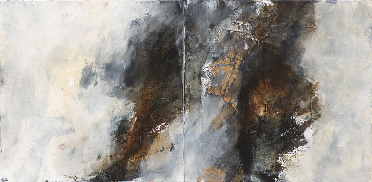 Winter time, diptih, 80x160cm