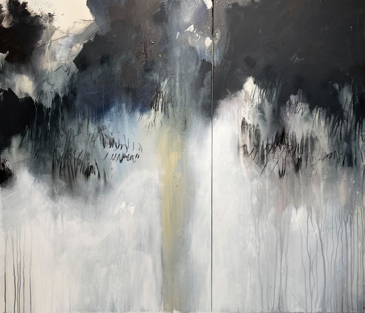 Cat Walk, diptih, 120x140cm, aoc